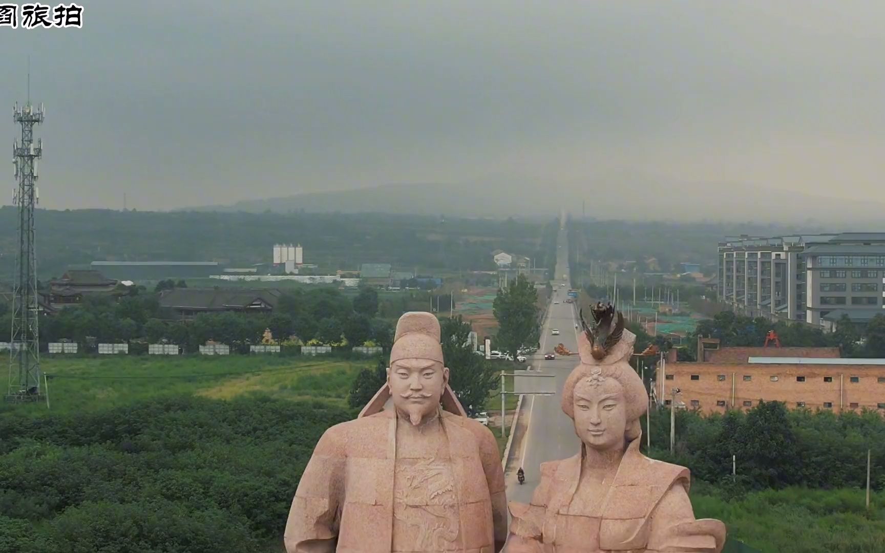 实拍武则天乾陵,规模宏大,墓道口被炸开,为何1300年没人敢进去哔哩哔哩bilibili