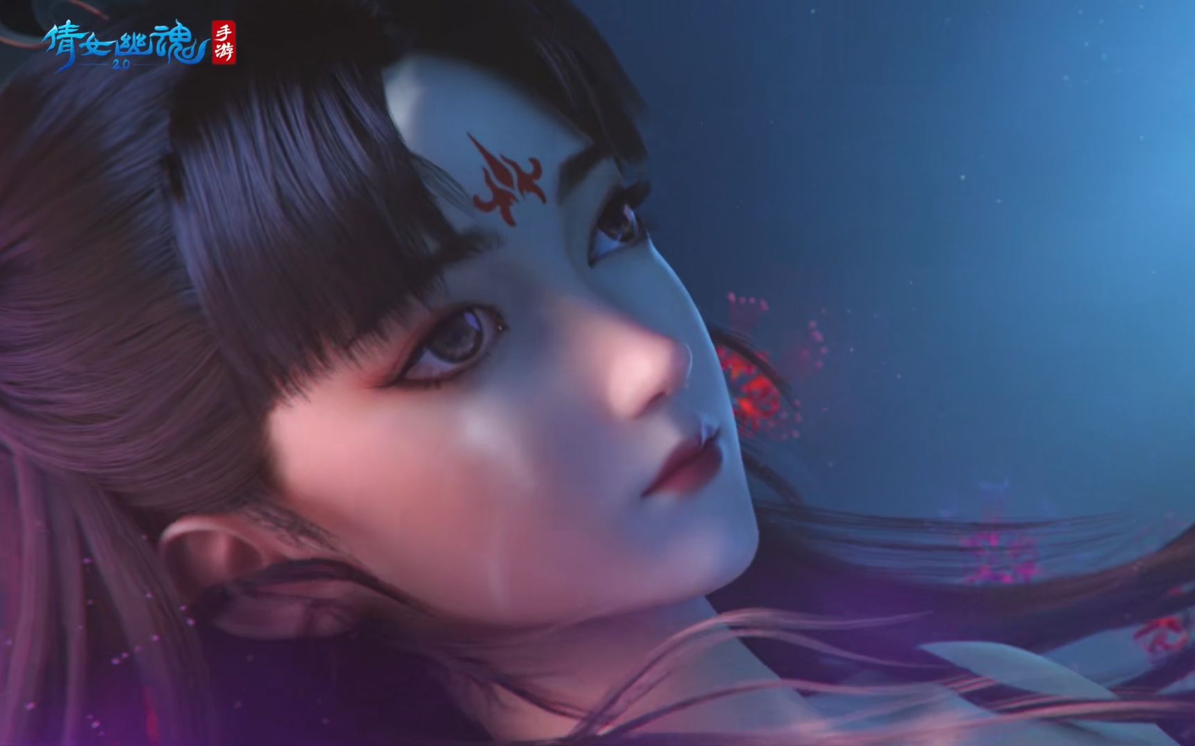 【倩女幽魂】美到想舔一口的阿初!美人出水图!_哔哩哔哩_bilibili