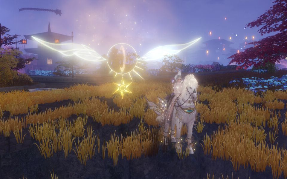 安利一下剑三最有体验感的坐骑 -- 小樱马 (天河落星)