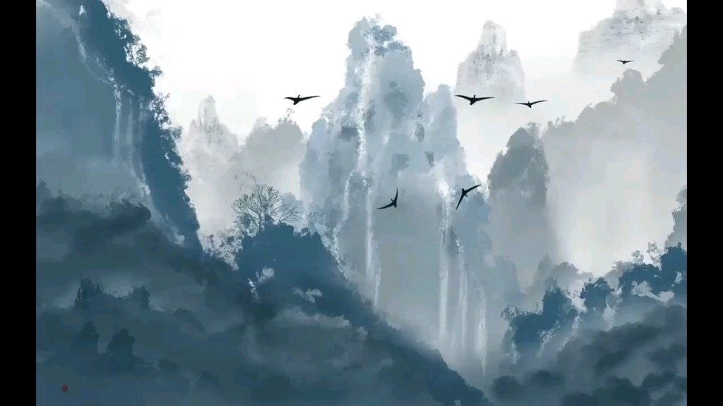 【ipad】国风山水跟练