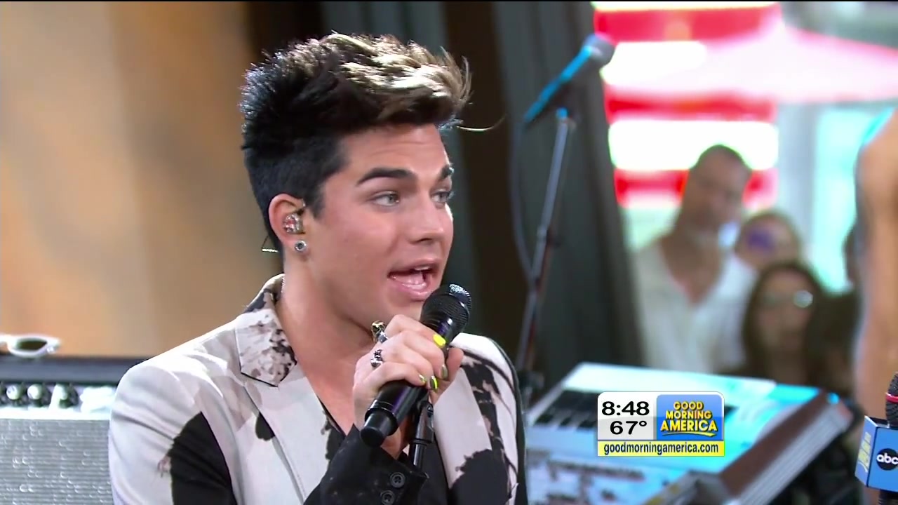 【早安美国全场】adam lambert - never close our eyes 2012.05.