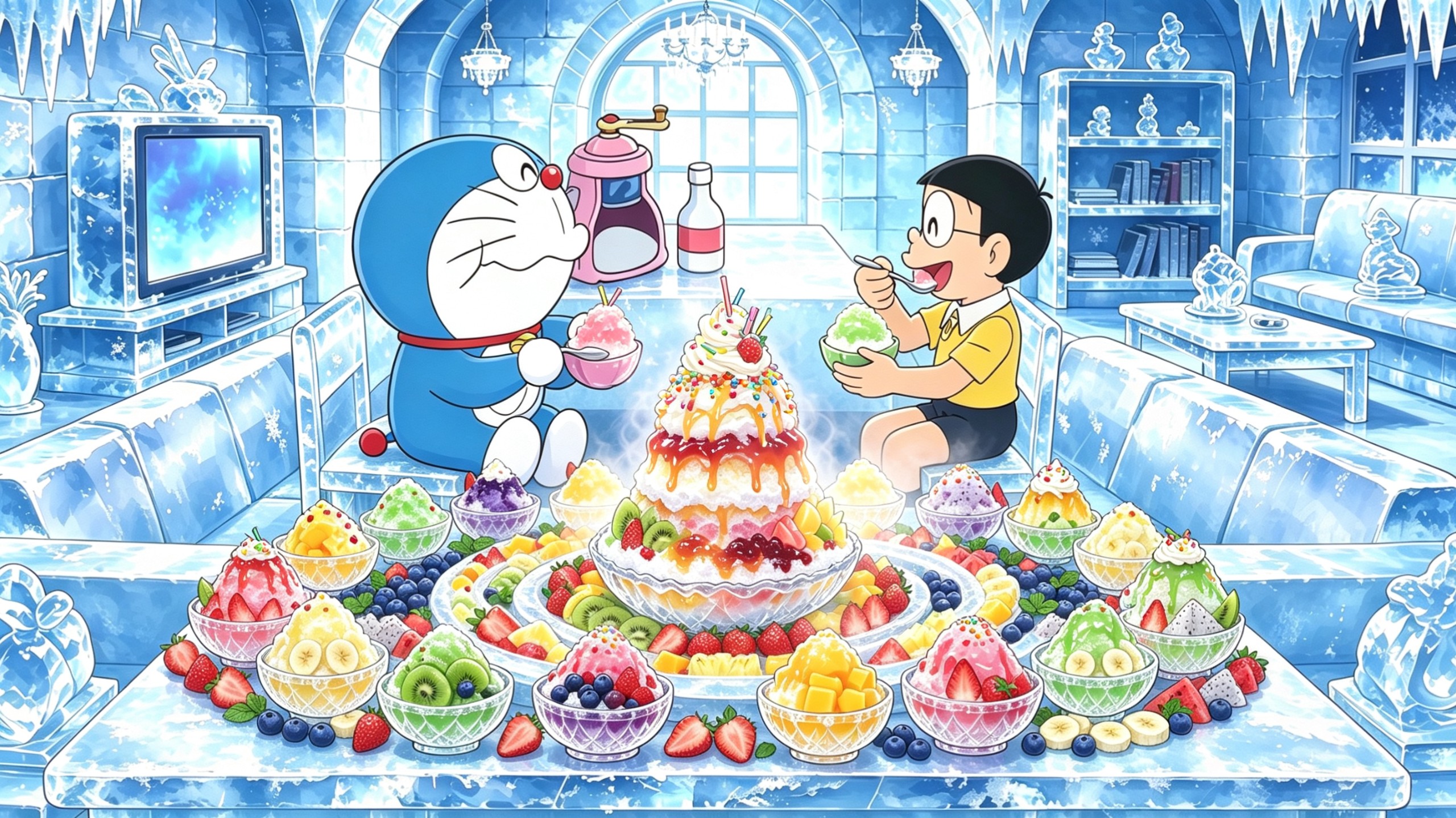 哆啦A梦新番 大冰山的小屋