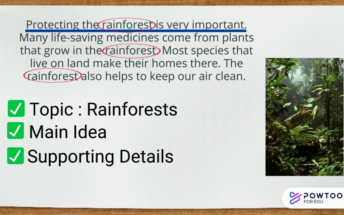 【阅读理解技巧 文章主旨和细节】Main Idea and Supporting Details
