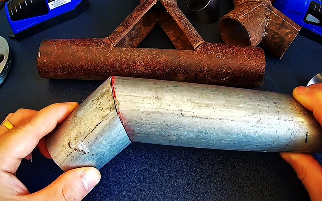 管工李辰讲解马蹄口制作分析原理