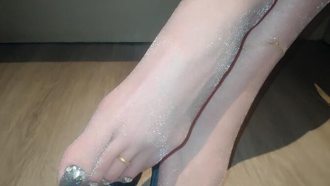 珠光肉丝上脚效果