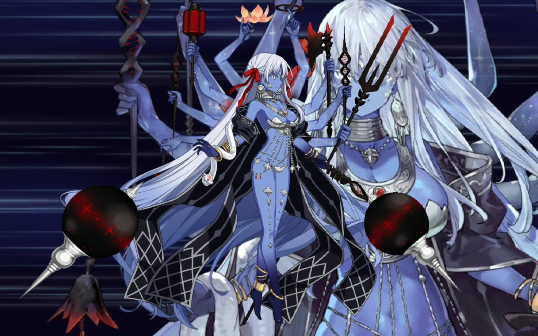 【fgo】奏章Ⅰ伽梨登场,满满的压迫感,影法师登月