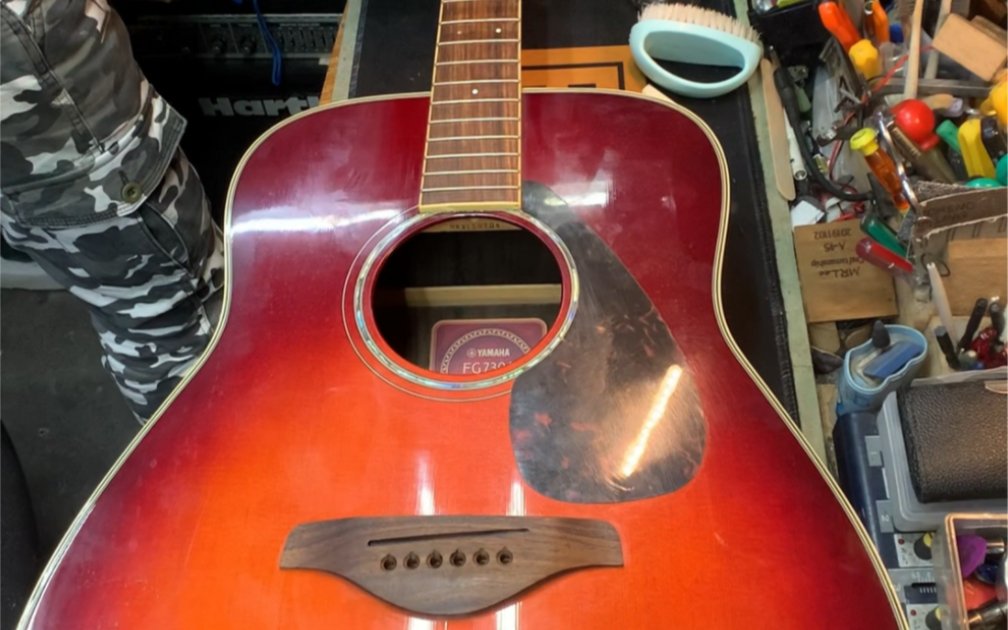 雅马哈92 小保养 下桥打磨 换弦 完活儿