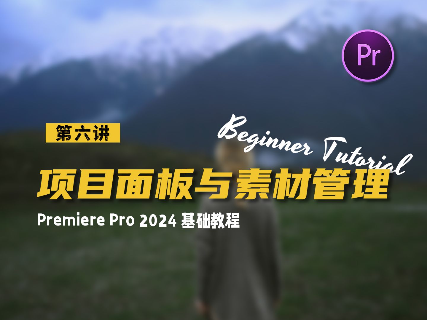 【PremierePro2024 基础教程】 第六讲 在开始剪辑之前这一步工作非常重要 素材管理哔哩哔哩bilibili