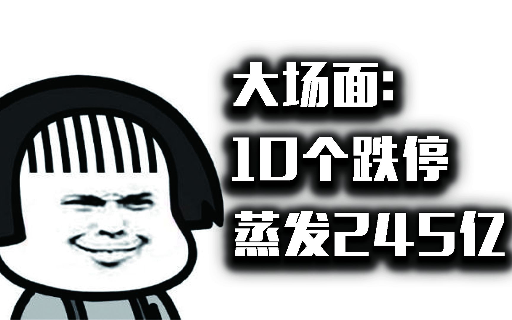 仁东控股大场面:10个跌停、蒸发245亿哔哩哔哩bilibili