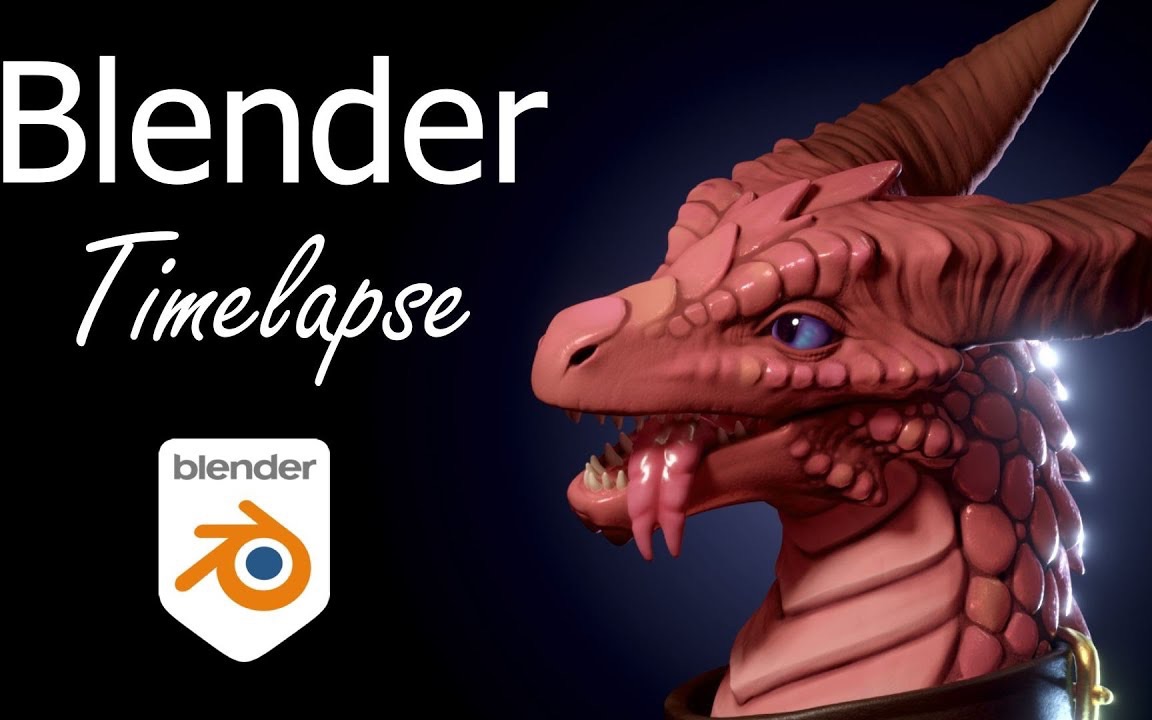 Blender龙雕刻建模教程哔哩哔哩bilibili