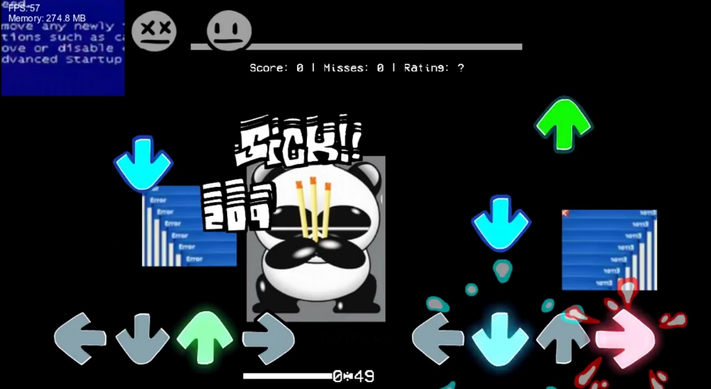 fnf阴间模组 熊猫烧香