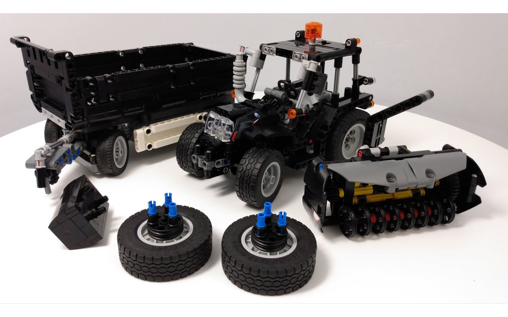 迷你农用拖拉机  lego乐高 technic科技/机械 moc