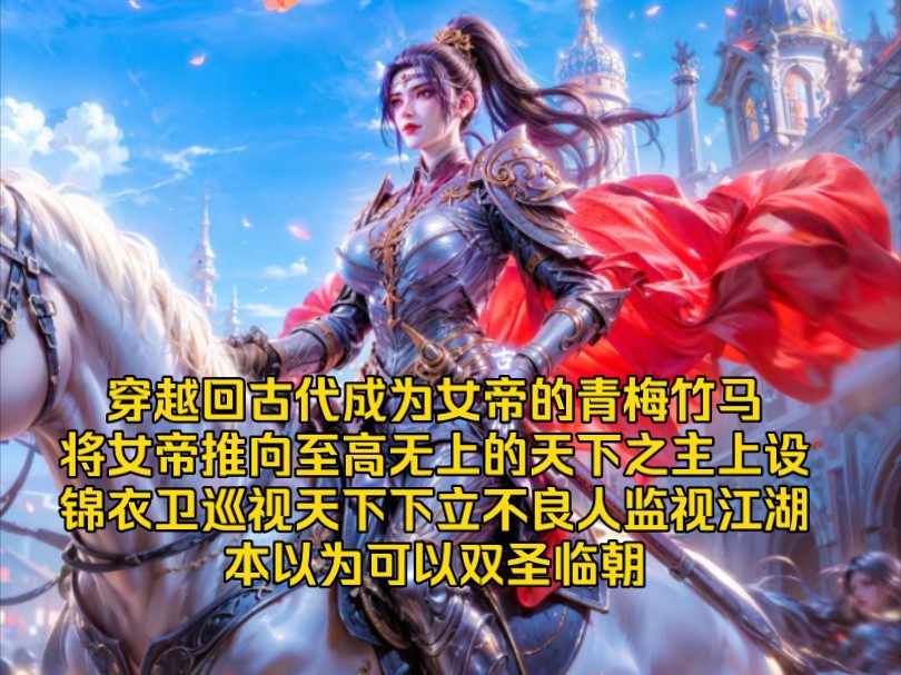 穿越回古代成为女帝的青梅竹马将女帝推向至高无上的天下之主,上设锦衣卫巡视天下,下立不良人监视江湖!本以为可以双圣临朝,但换来的却是女帝休夫...