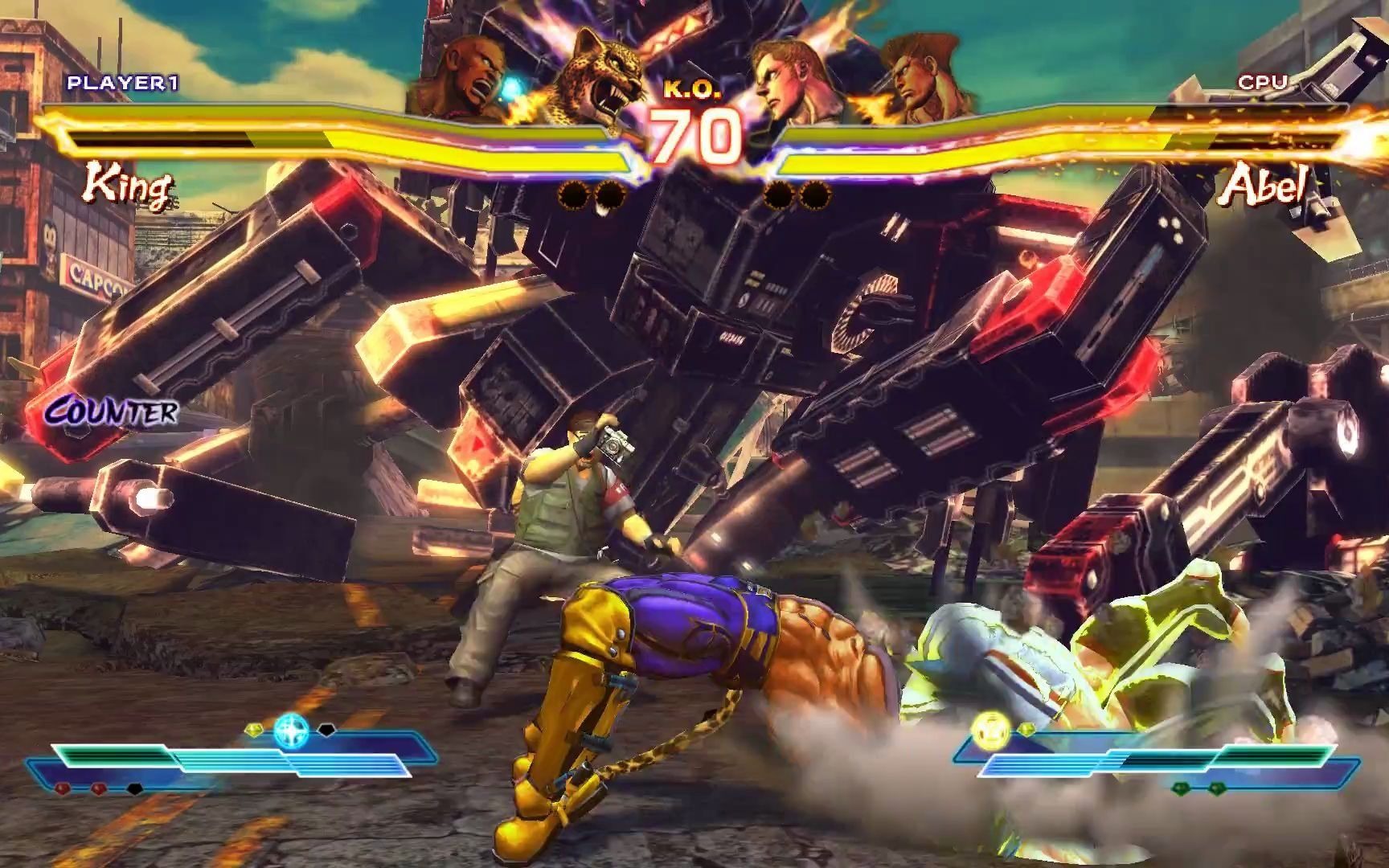 动作格斗游戏【街霸x铁拳】tk阵营 king & marduk(豹王 & 马杜克)篇