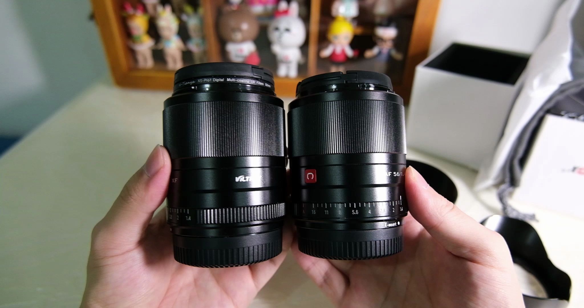 唯卓仕56 f/1.4 富士卡口简单开箱