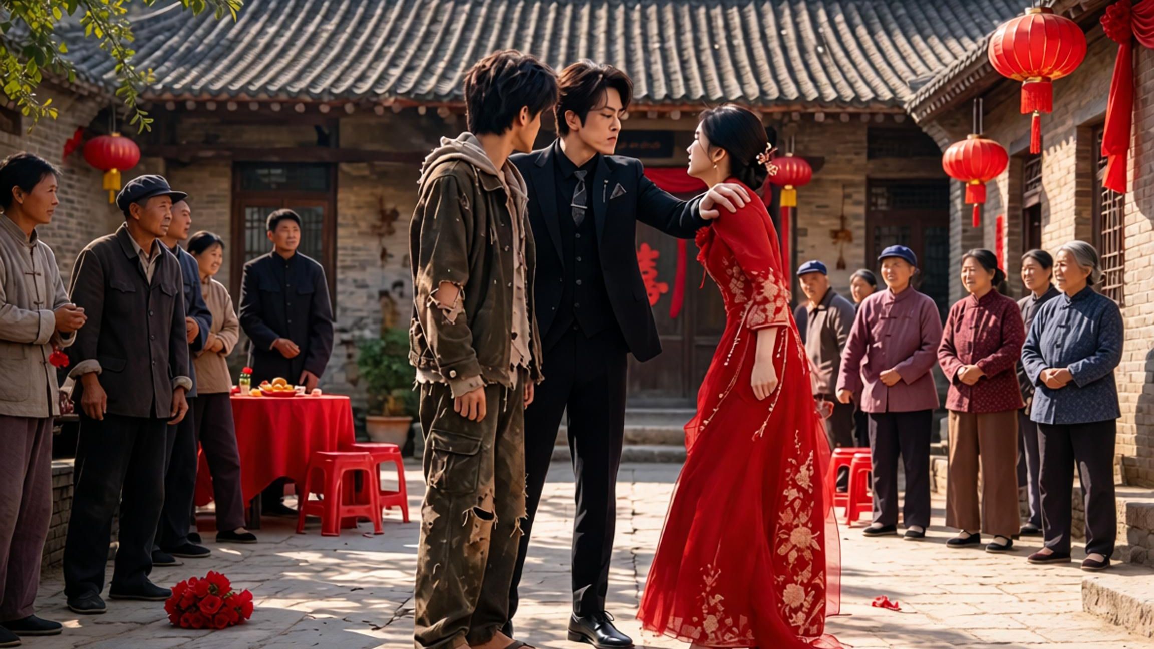 我装穷回老家试探未婚妻，才知道未婚妻替小舅子还债被逼嫁人，我大闹婚礼开始清算！