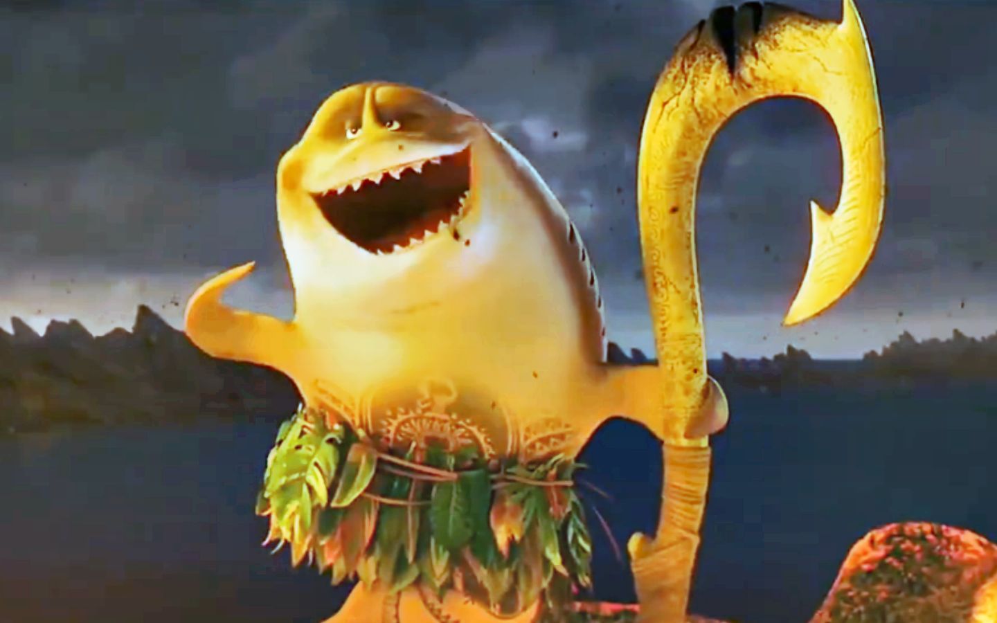 会变形的半神毛伊,还是只会变一半的美人鱼