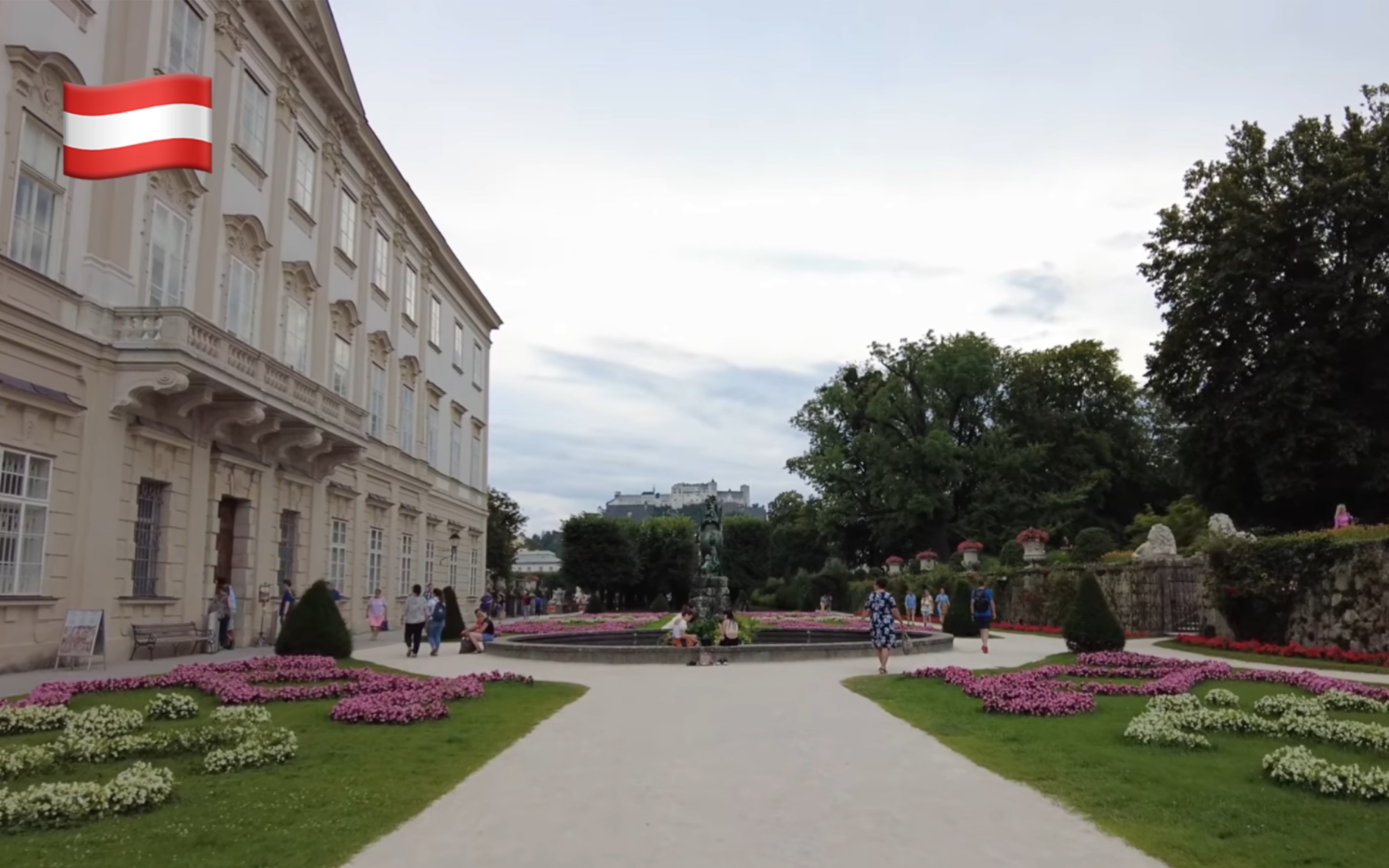 【超清】漫步游奥地利萨尔茨堡(Salzburg)|米拉贝尔宫花园至老城区|著名奥斯卡得奖电影《音乐之声》取景地 2021.7哔哩哔哩bilibili