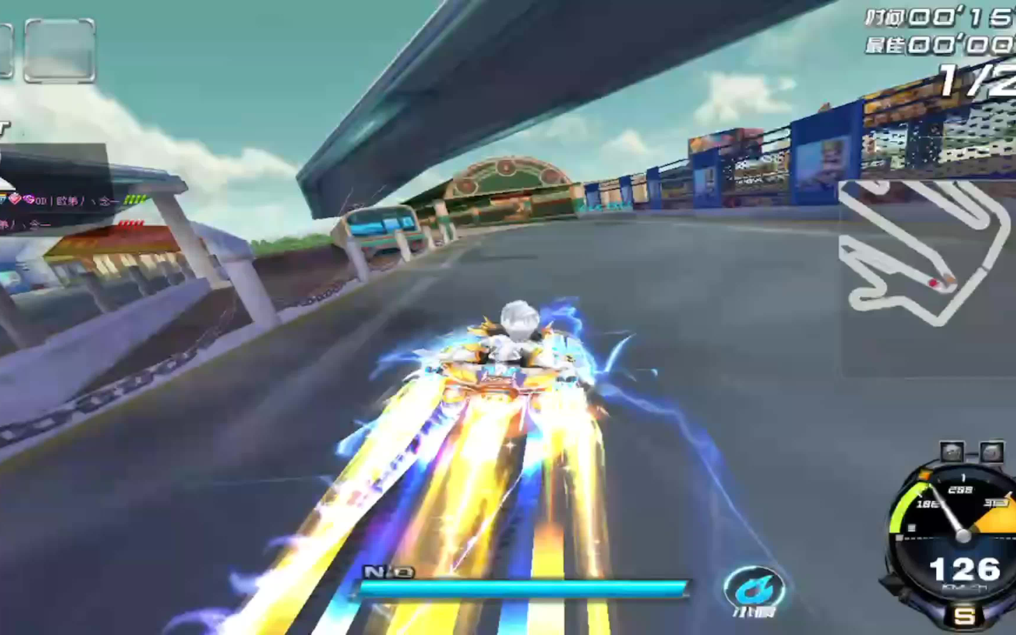 qq飞车复古录像麒麟燕子坞计时20210911