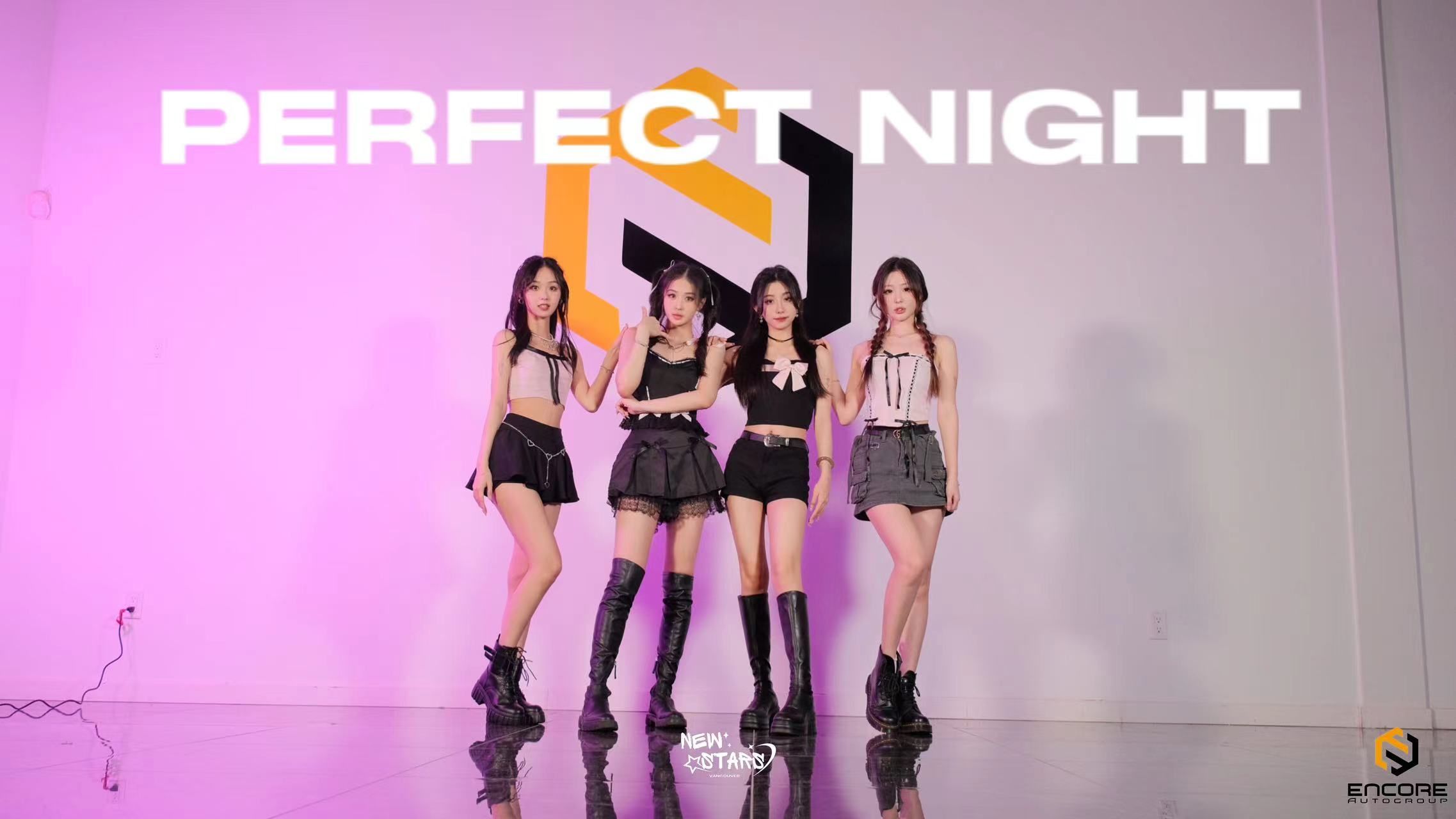 加区女团NewStars𐟆•𐟒뼌esserafim  'Perfect Night'|温哥华KPOP IN PUBLIC哔哩哔哩bilibili