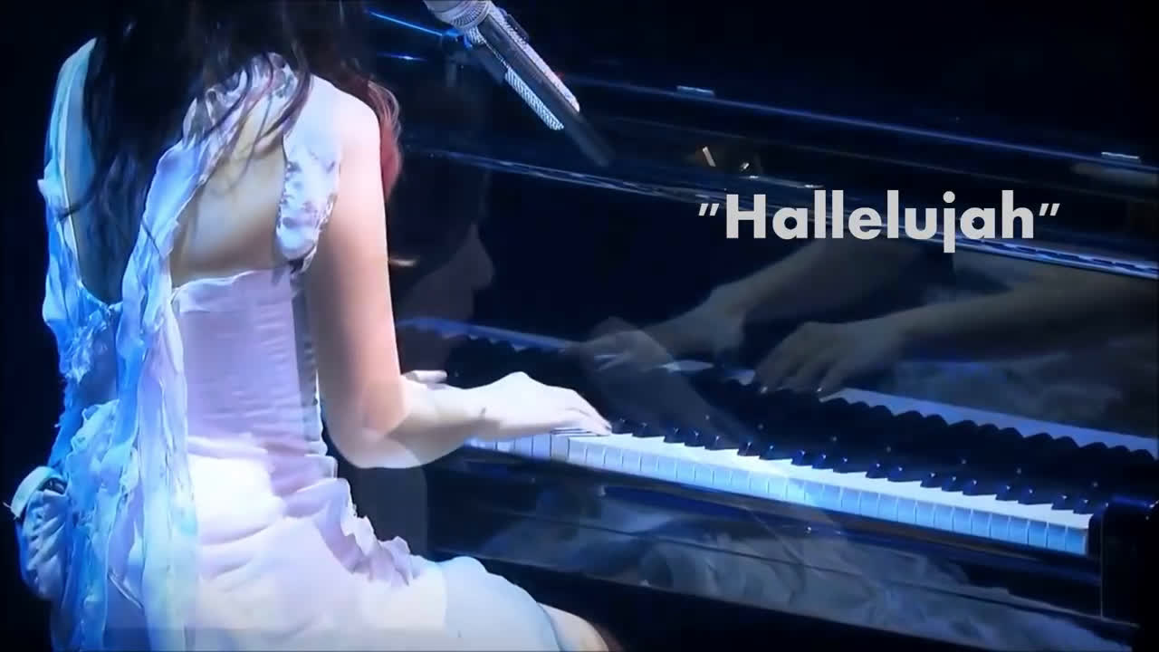 [图]鄧紫棋 钢琴独奏加演唱英文版哈利路亚- Hallelujah (with lyrics)