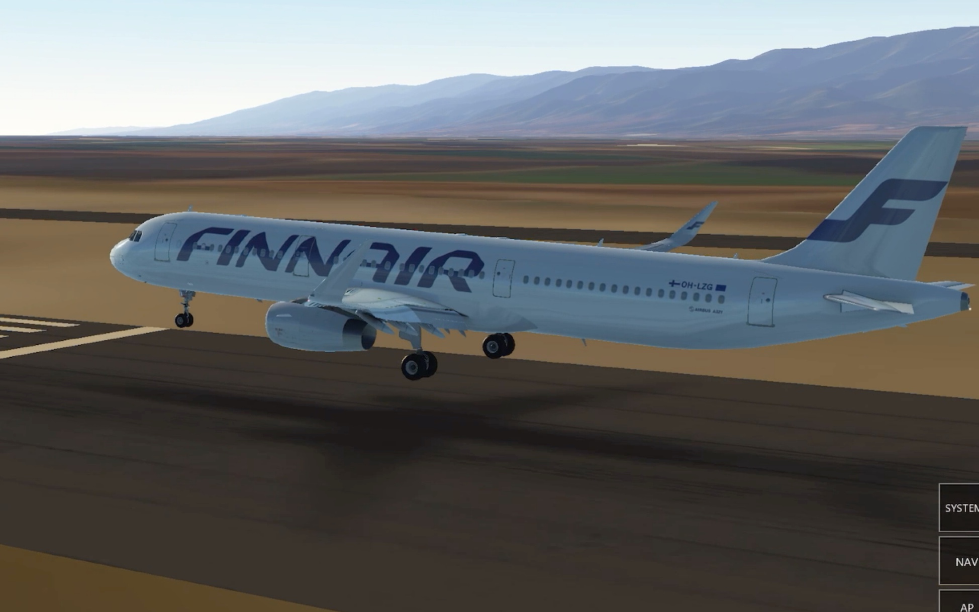 日常空客320降落