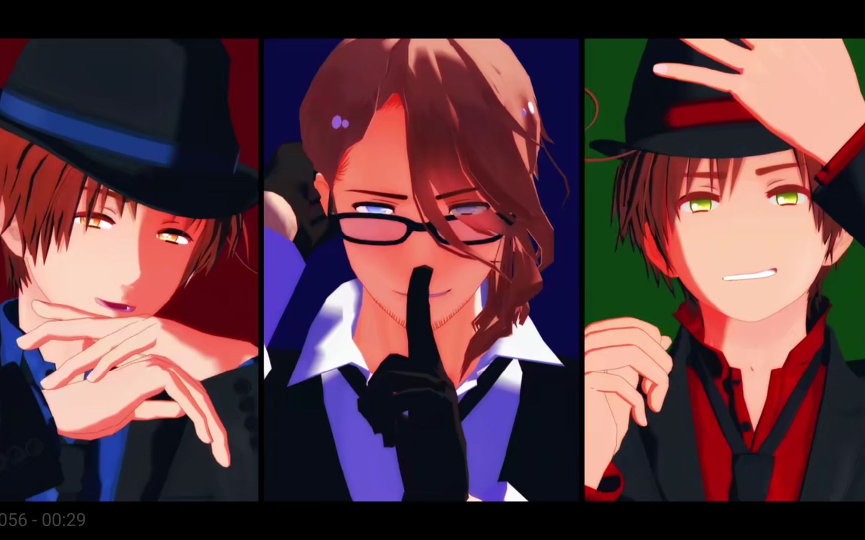 【aph/mmd】法/南/北伊的animaる