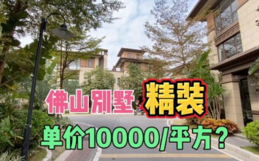 佛山精装小别墅,单价仅售10000/平方?这才是房价的真相哔哩哔哩bilibili