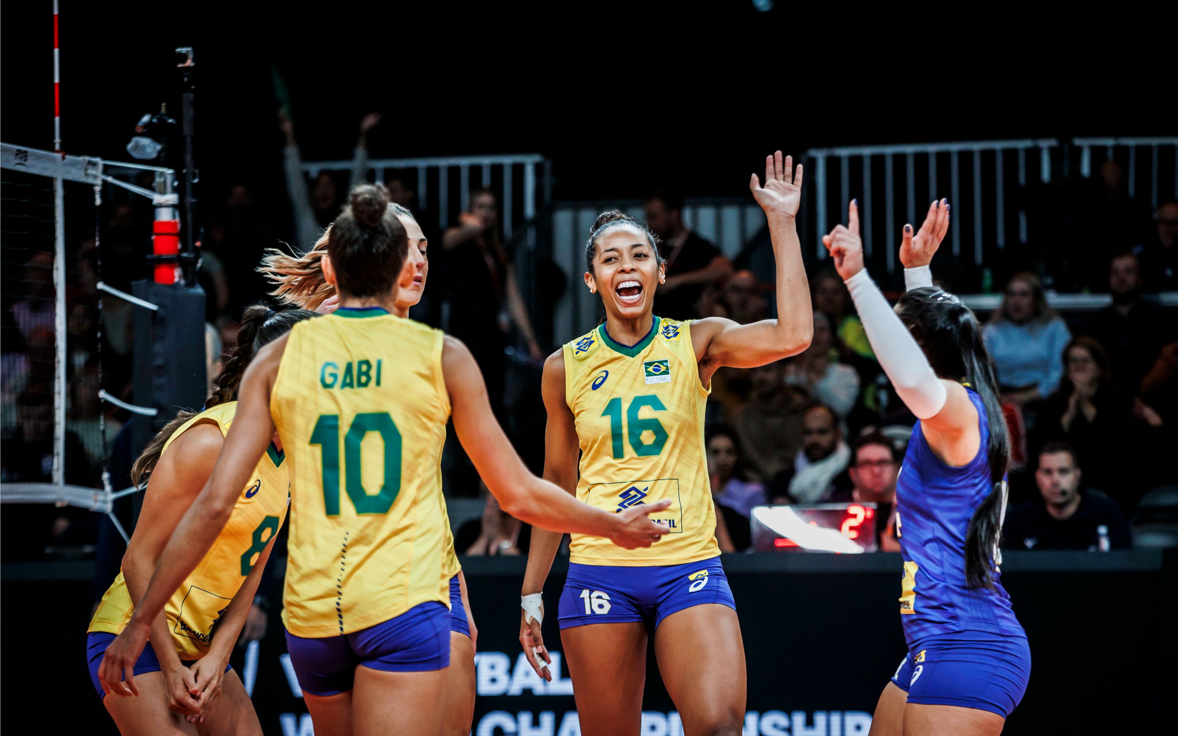 加比,基西扣杀亮点,世锦赛巴西女排对阵阿根廷女排
