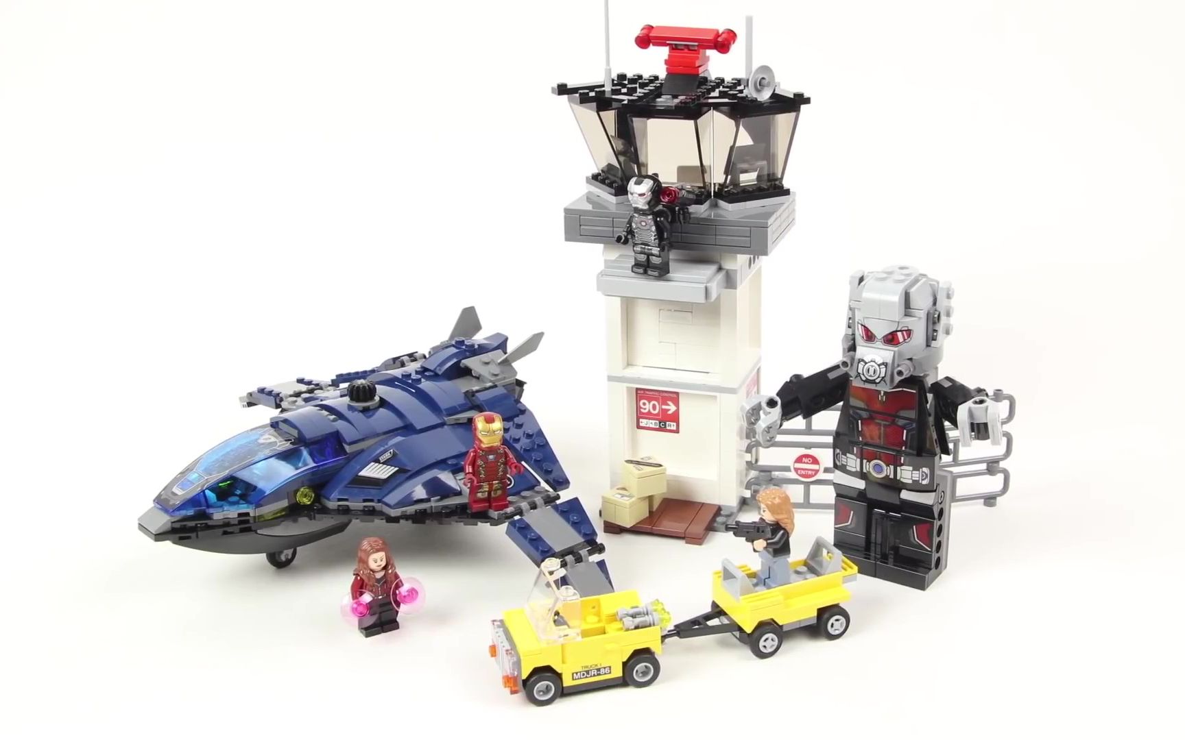 [brick builder] 乐高速拼 76051 机场决斗复联内战 [漫威]