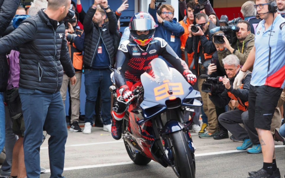 马奎斯试驾杜卡迪motogp战车 瓦伦西亚官方测试