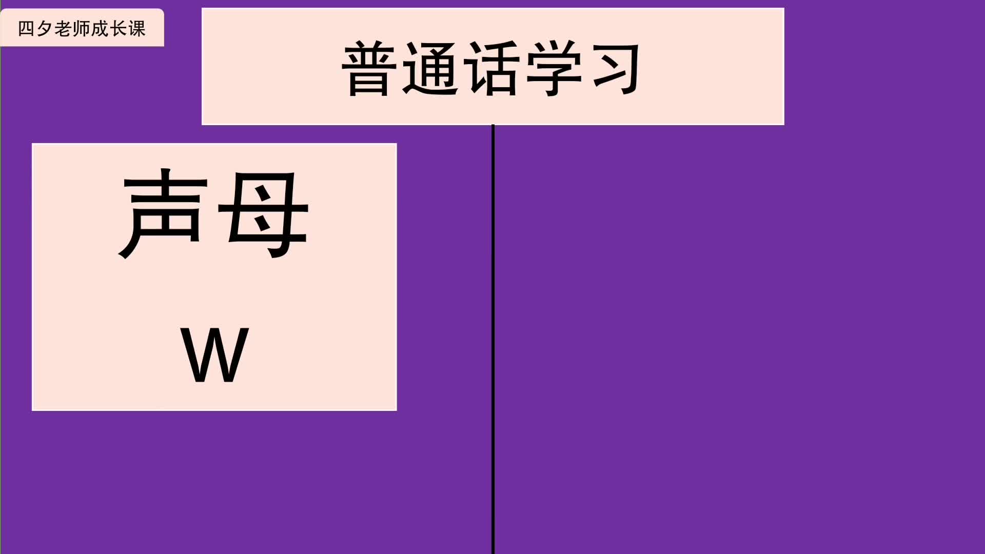 普通话教学:声母w的发音方式哔哩哔哩bilibili