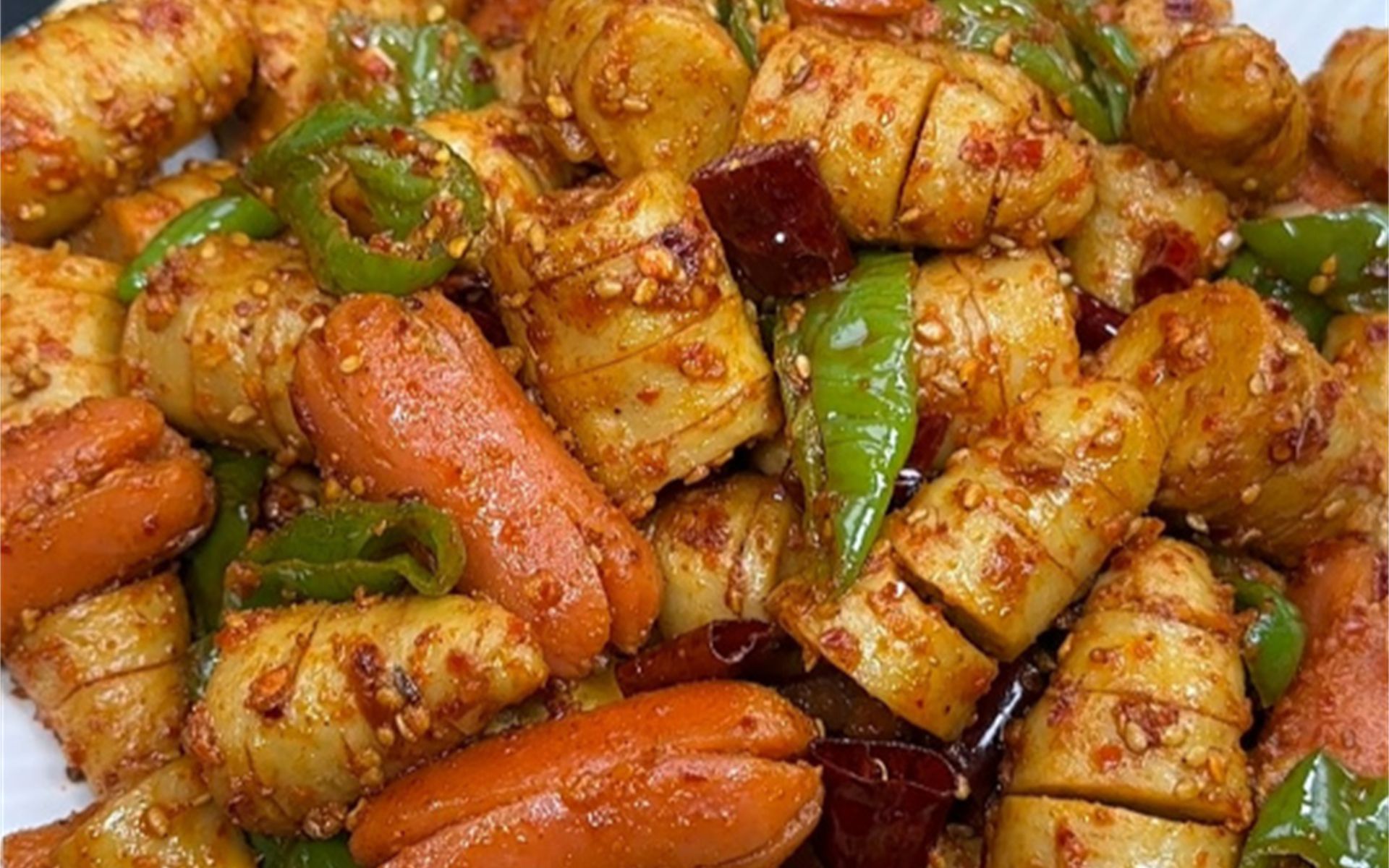 炒面筋你一定要试试,真的是太好吃啦