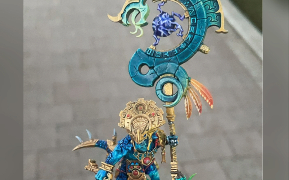 战锤aos 塞拉芬蜥蜴人的一些涂涂