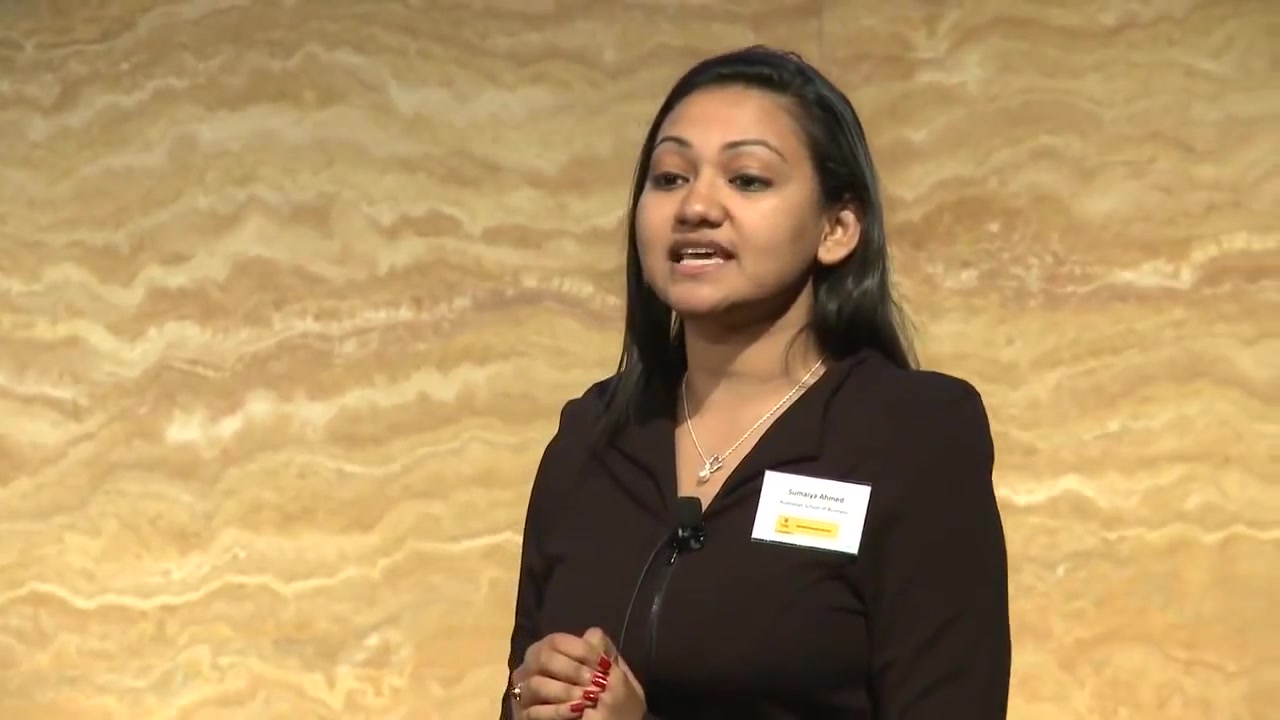 [图]2012 Three Minute Thesis Winner - Sumaiya Ahmed