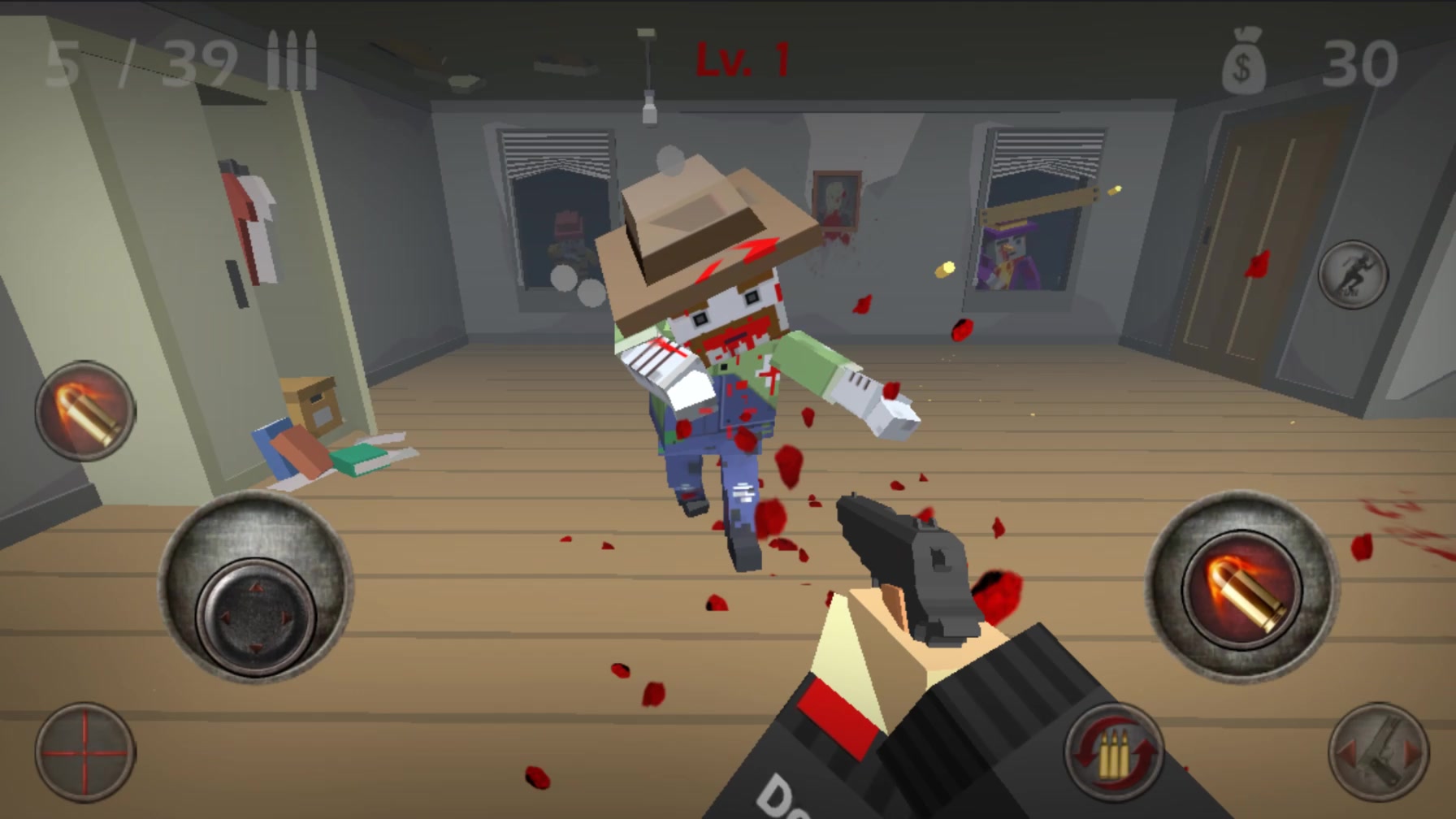 《僵尸小镇》超级难玩第一人称视角,是一个需要动脑子的游戏