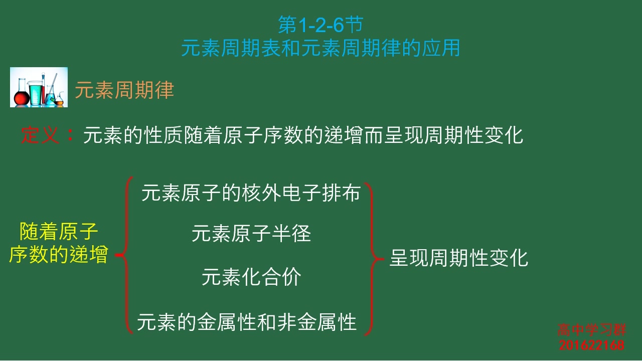 第126节元素周期表和元素周期律的应用 高中化学必修二哔哩哔哩bilibili