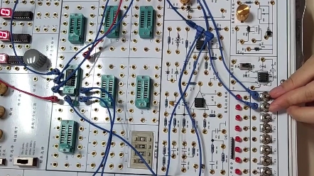 数电实验之与非门组合为非门,与门,或门电路哔哩哔哩bilibili