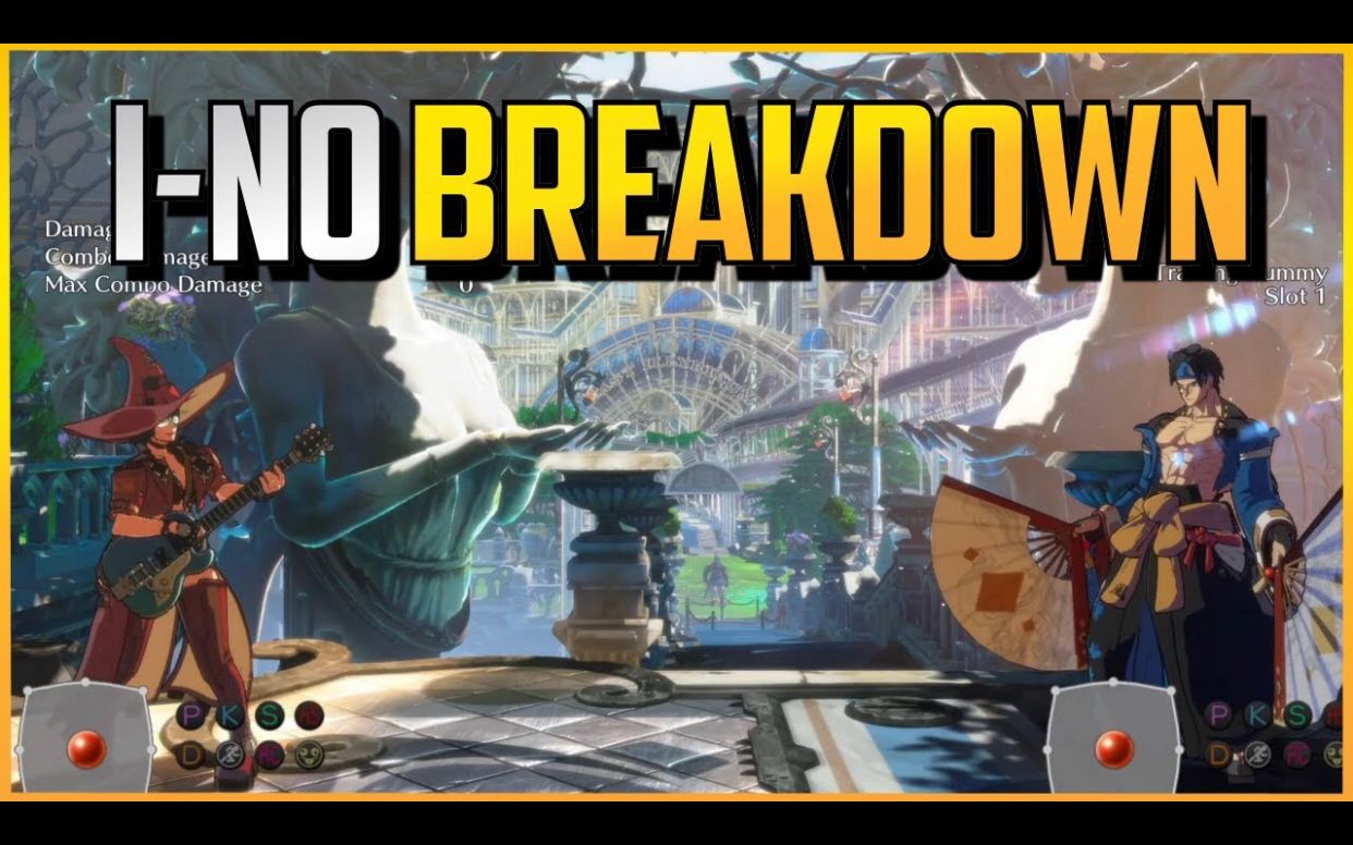 【罪恶装备strive】i-no 实机技能介绍演示视频 1080p