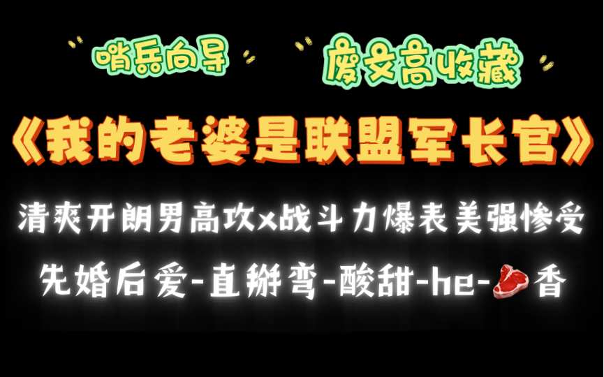 【废文推荐】高收藏完结《我的老婆是联盟军长官》by甲骨txt全文无删减哔哩哔哩bilibili