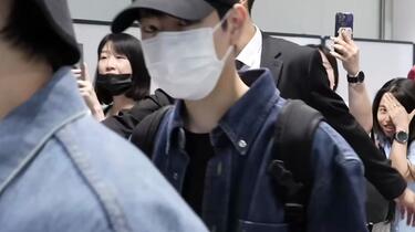 Stray Kids/金昇玟】240521 仁川机场到达昇玟cut_哔哩哔哩_bilibili