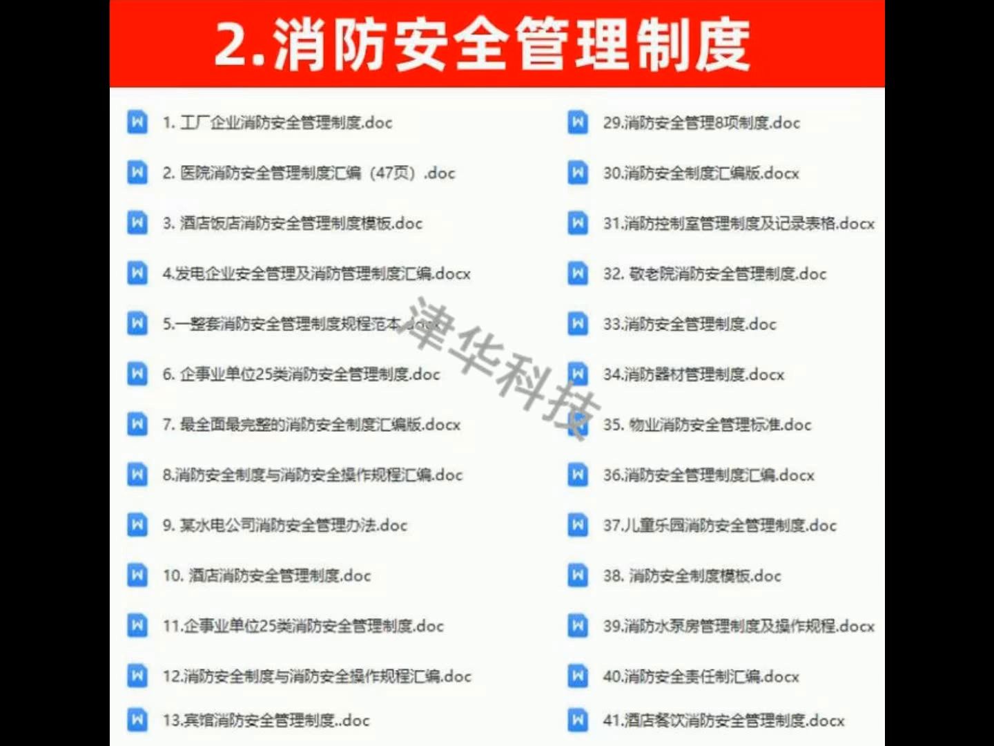 消防安全管理制度電子版臺賬操作規程檔案應急預案演練模板資料