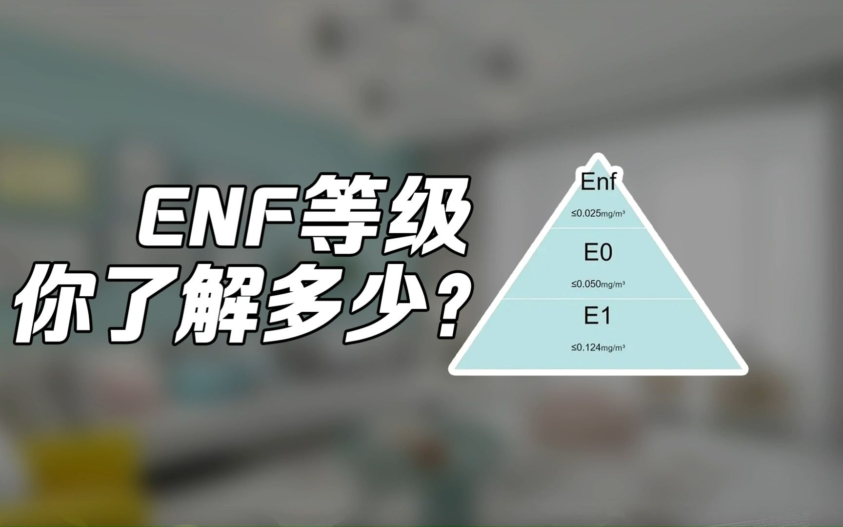 做定制家具竟然还有人不知道ENF级?哔哩哔哩bilibili