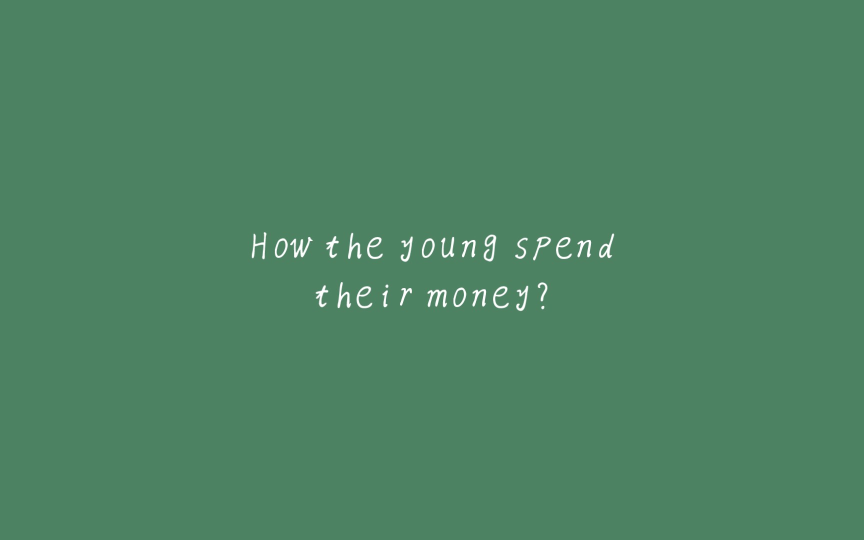 How the young spend their money?【TEENS' SPACE7】哔哩哔哩bilibili