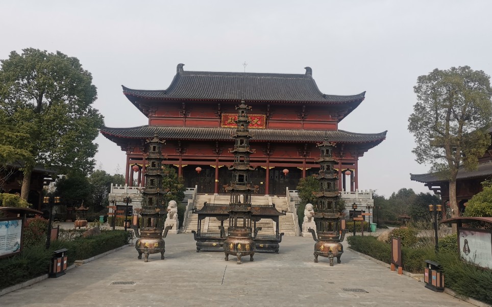 探访安徽六安著名的昭庆寺,当年玄奘法师(唐僧)讲经的寺庙,名气太大了!哔哩哔哩bilibili