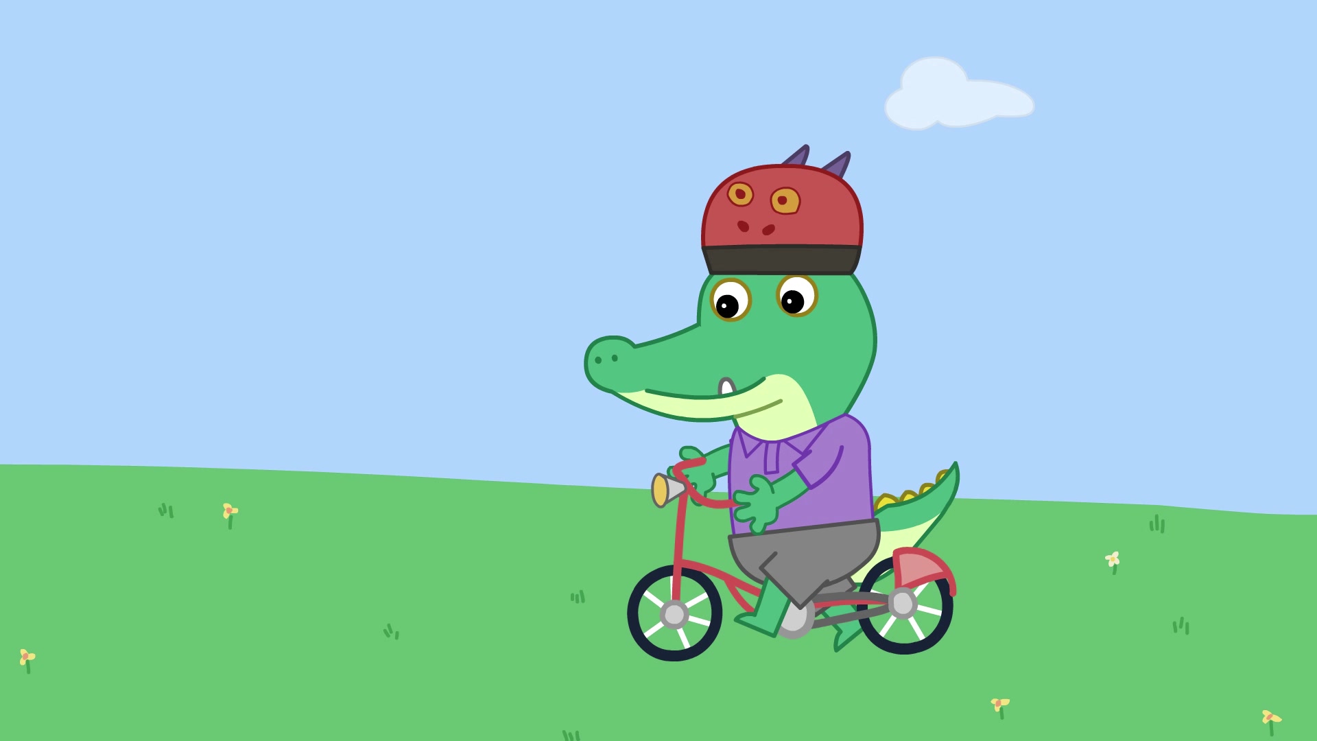 小鱼人莫叽姆斯一家 11 平衡车