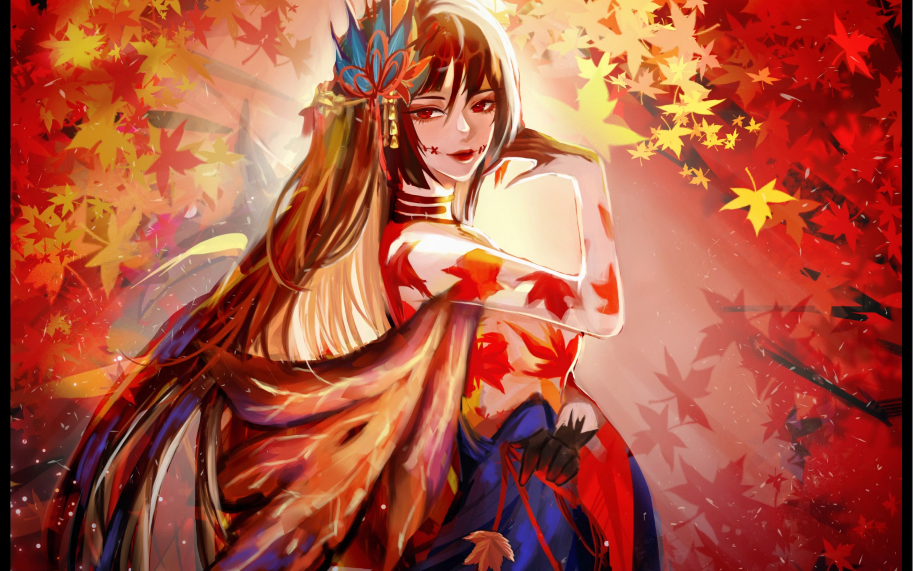 但是画阴阳师红叶!