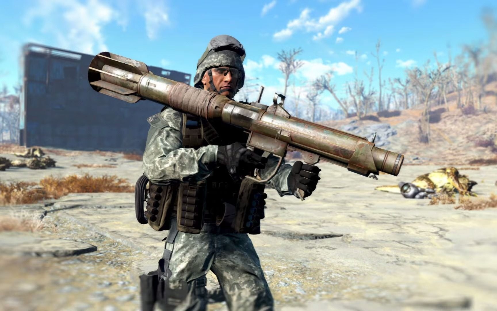 辐射4armyrangerbdu游骑兵服装mod