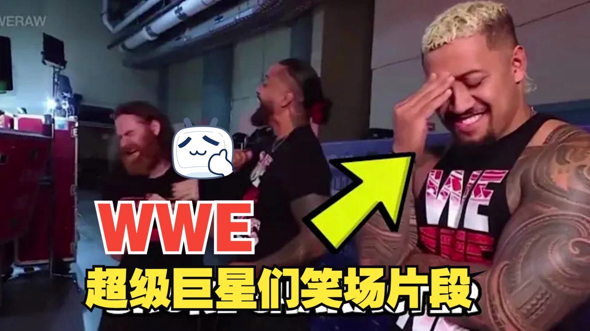 [图]【WWE】历年超级巨星们笑场画面