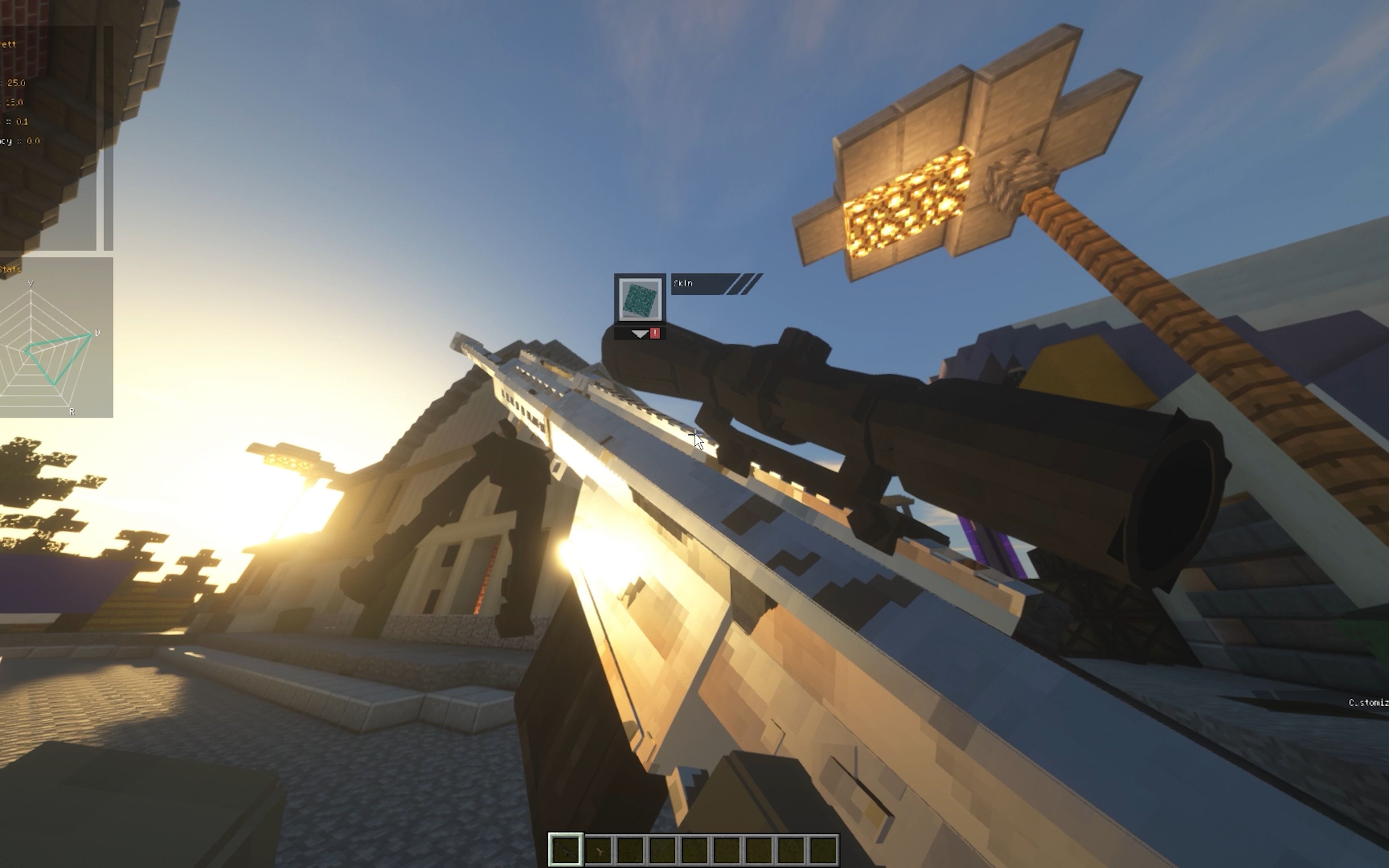 【我的世界】维克的现代战争3.0光影兼容实机演示